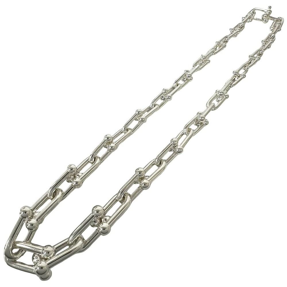 TIFFANY&Co. Tiffany HardWear Graduated Link Necklace, Sterling Silver 925, Ac...